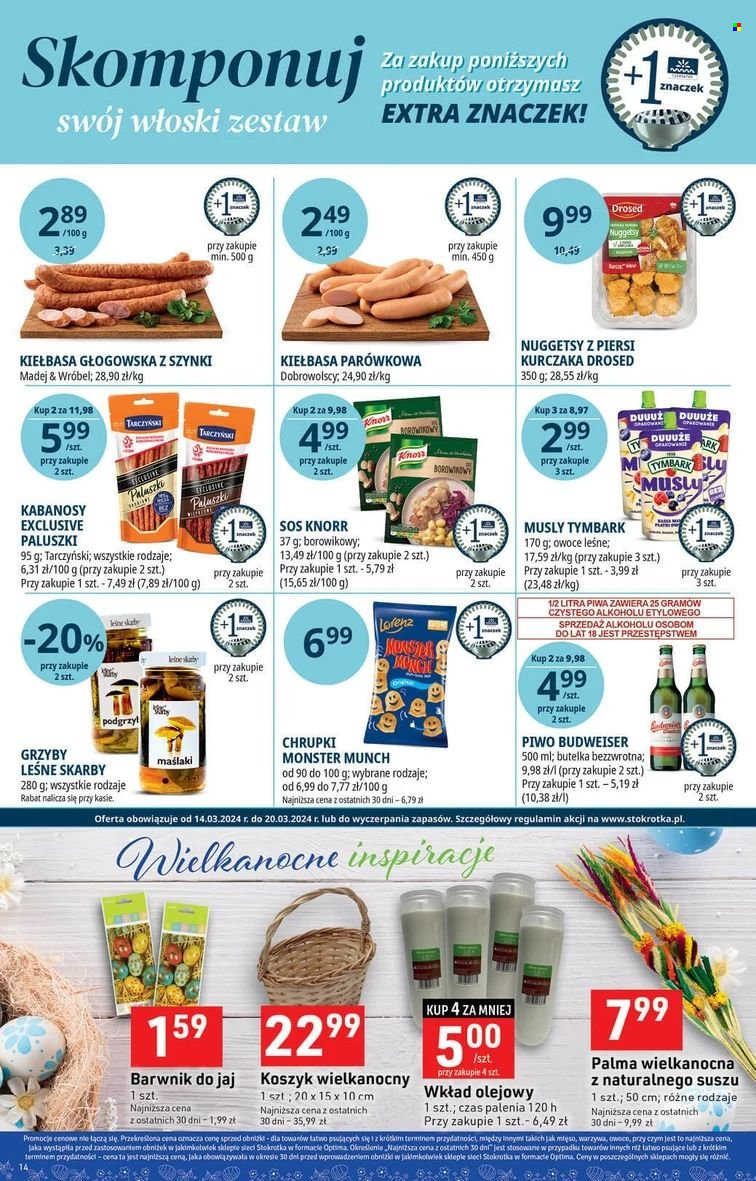 Gazetka Stokrotka Optima - 14.03.2024 - 20.03.2024. Strona 14