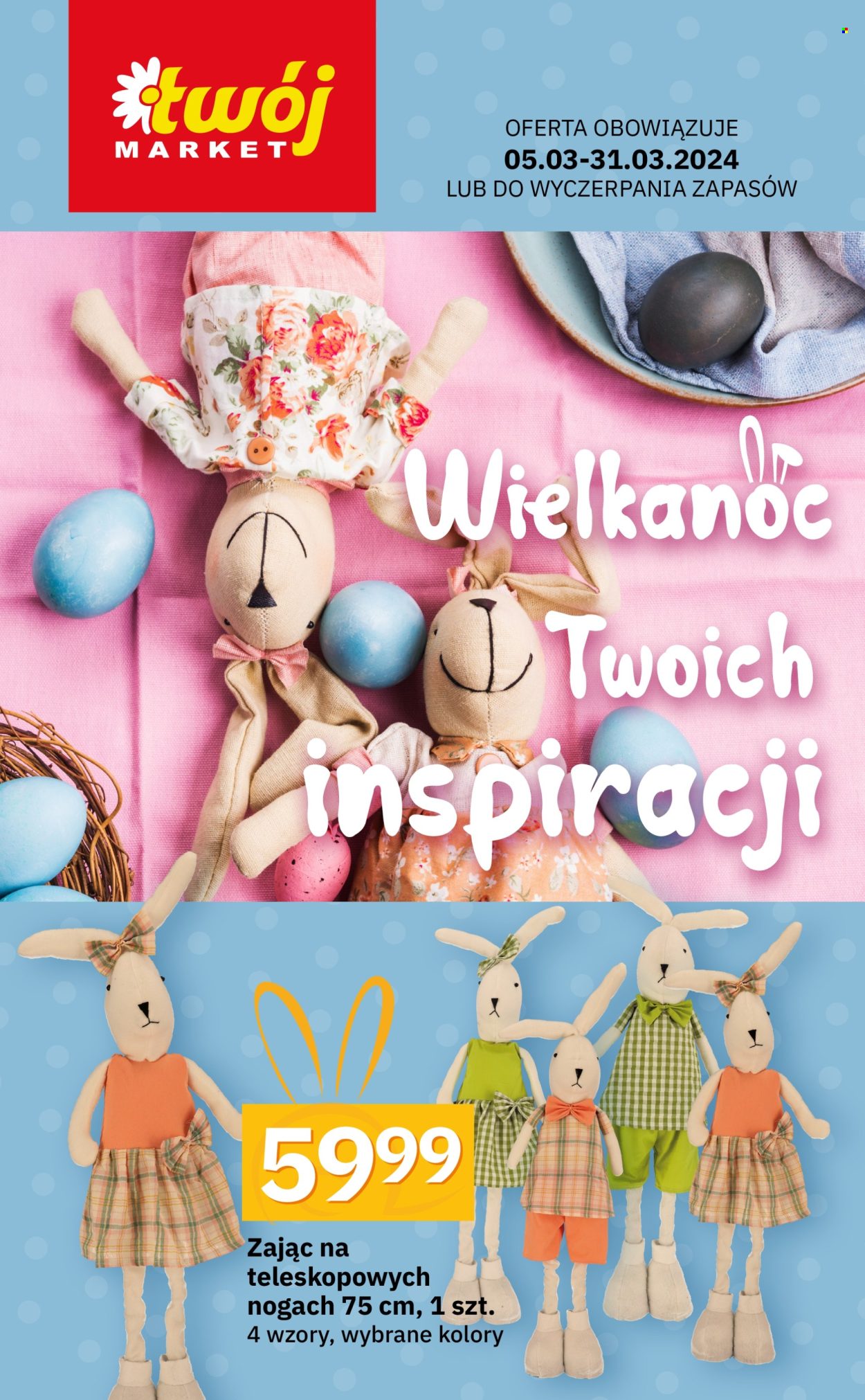 Gazetka Twój Market - 5.03.2024 - 31.03.2024. Strona 1
