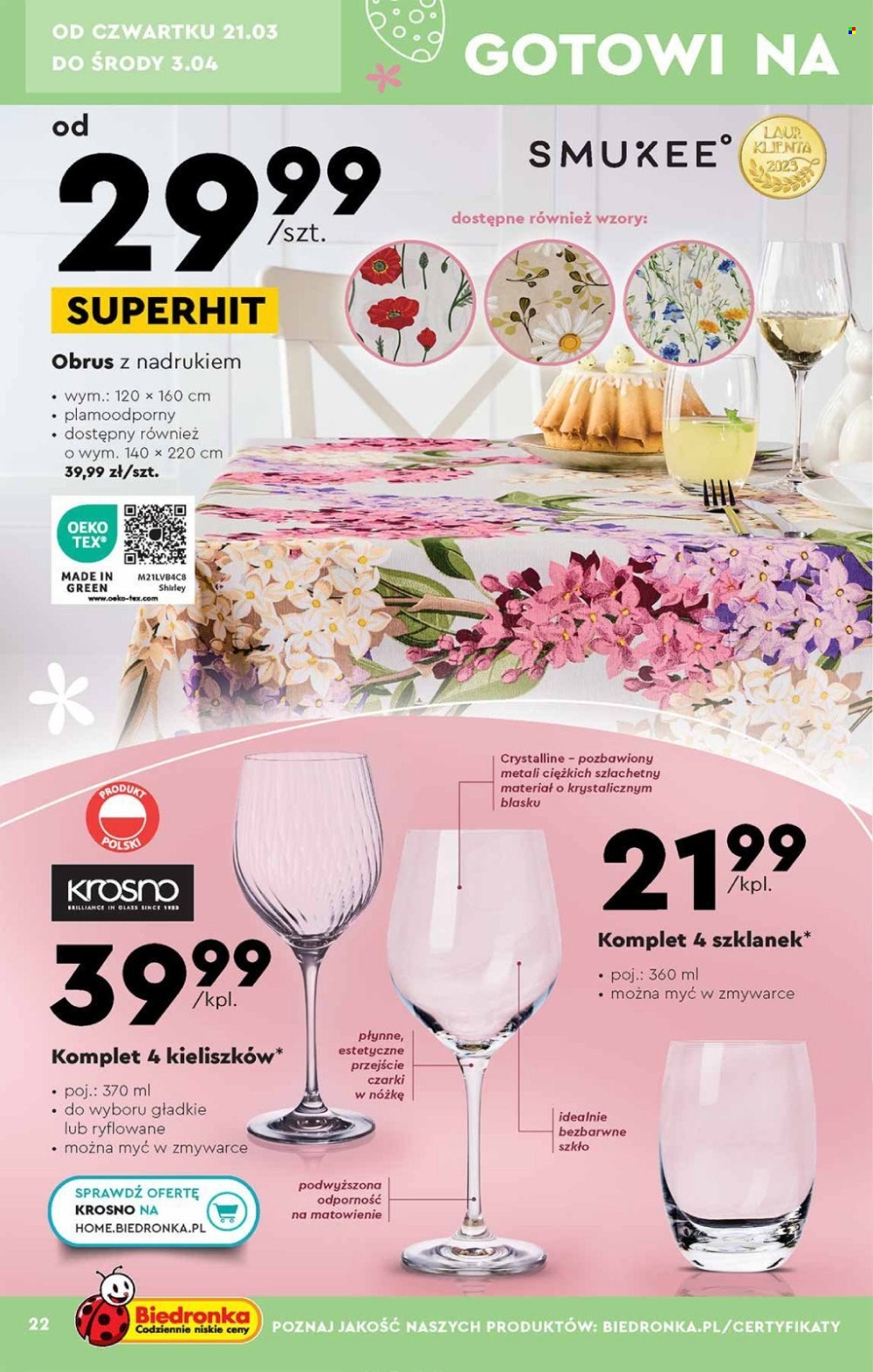 Gazetka Biedronka - 18.03.2024 - 3.04.2024. Strona 22