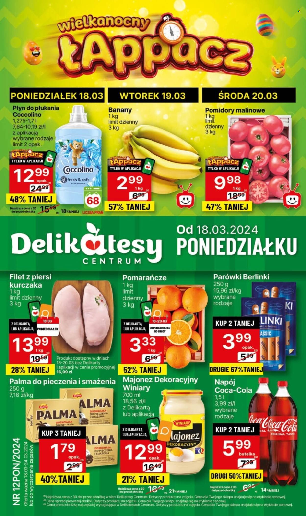 Gazetka Delikatesy Centrum - 18.03.2024 - 24.03.2024. Strona 1