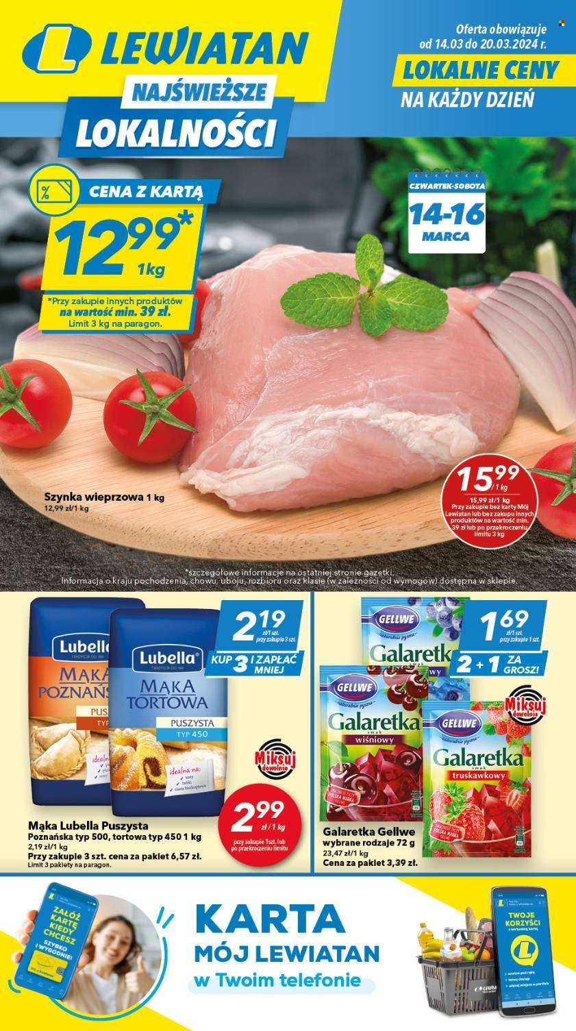Gazetka Lewiatan - 14.03.2024 - 20.03.2024. Strona 1
