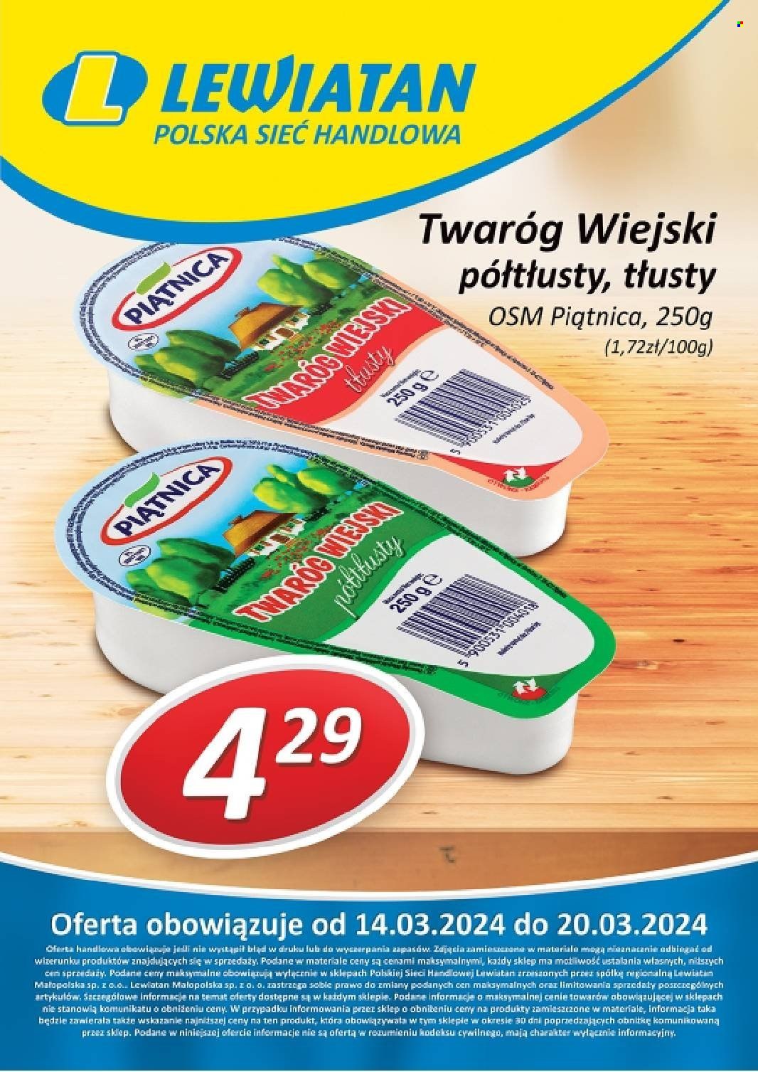 Gazetka Lewiatan - 14.03.2024 - 20.03.2024. Strona 4