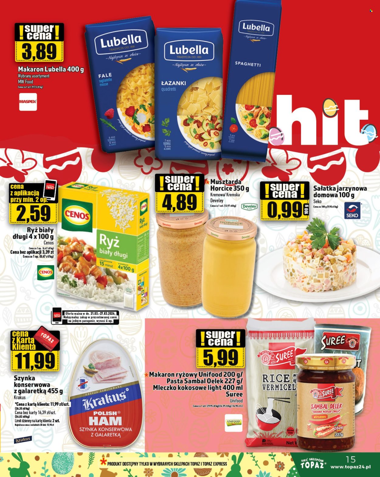 Gazetka Topaz - 21.03.2024 - 27.03.2024. Strona 15