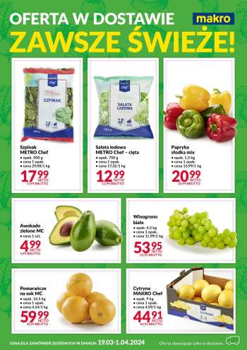 Gazetka Makro - 19.03.2024 - 1.04.2024.