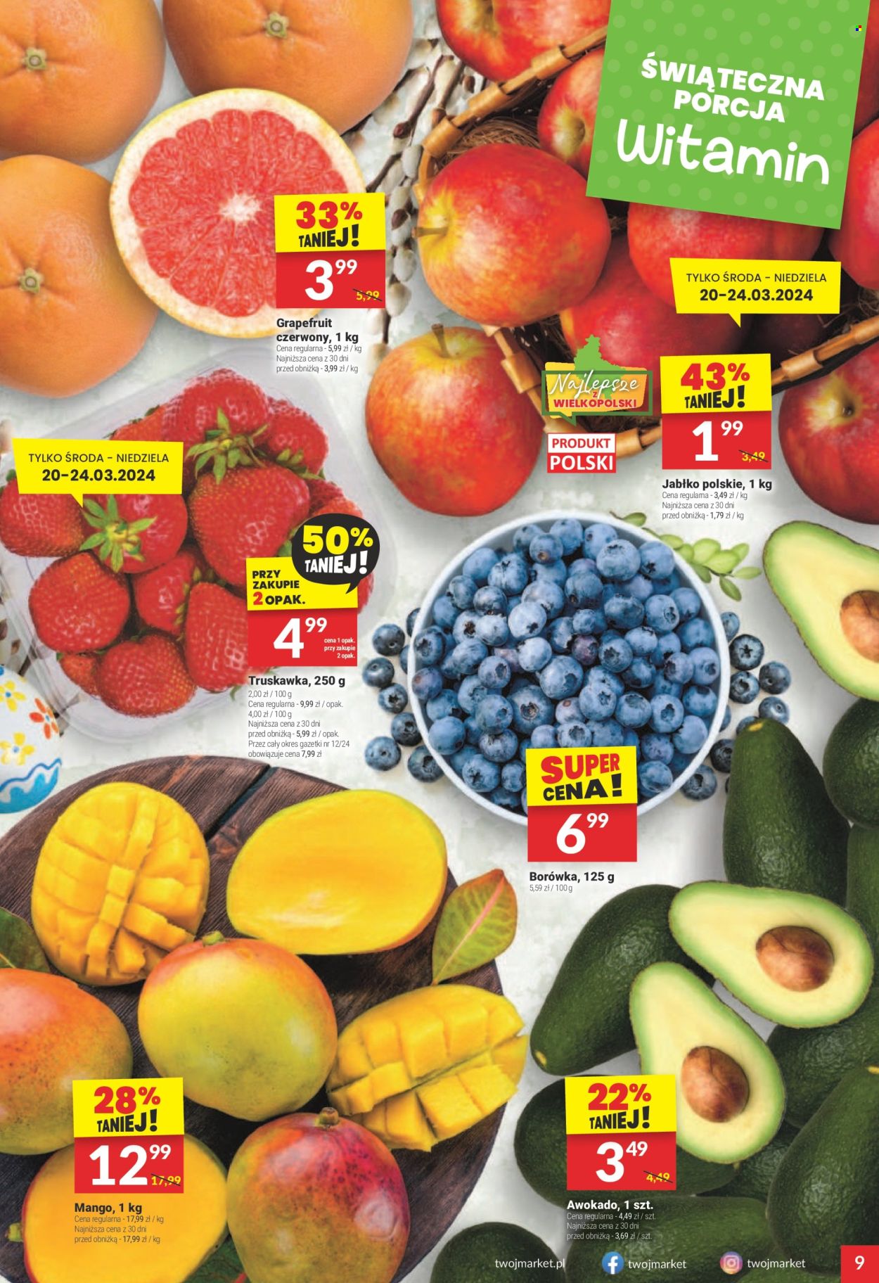 Gazetka Twój Market - 20.03.2024 - 26.03.2024. Strona 9