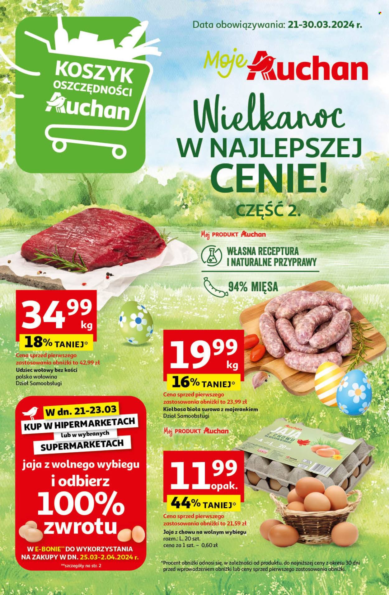 Gazetka Auchan - 21.03.2024 - 30.03.2024. Strona 1