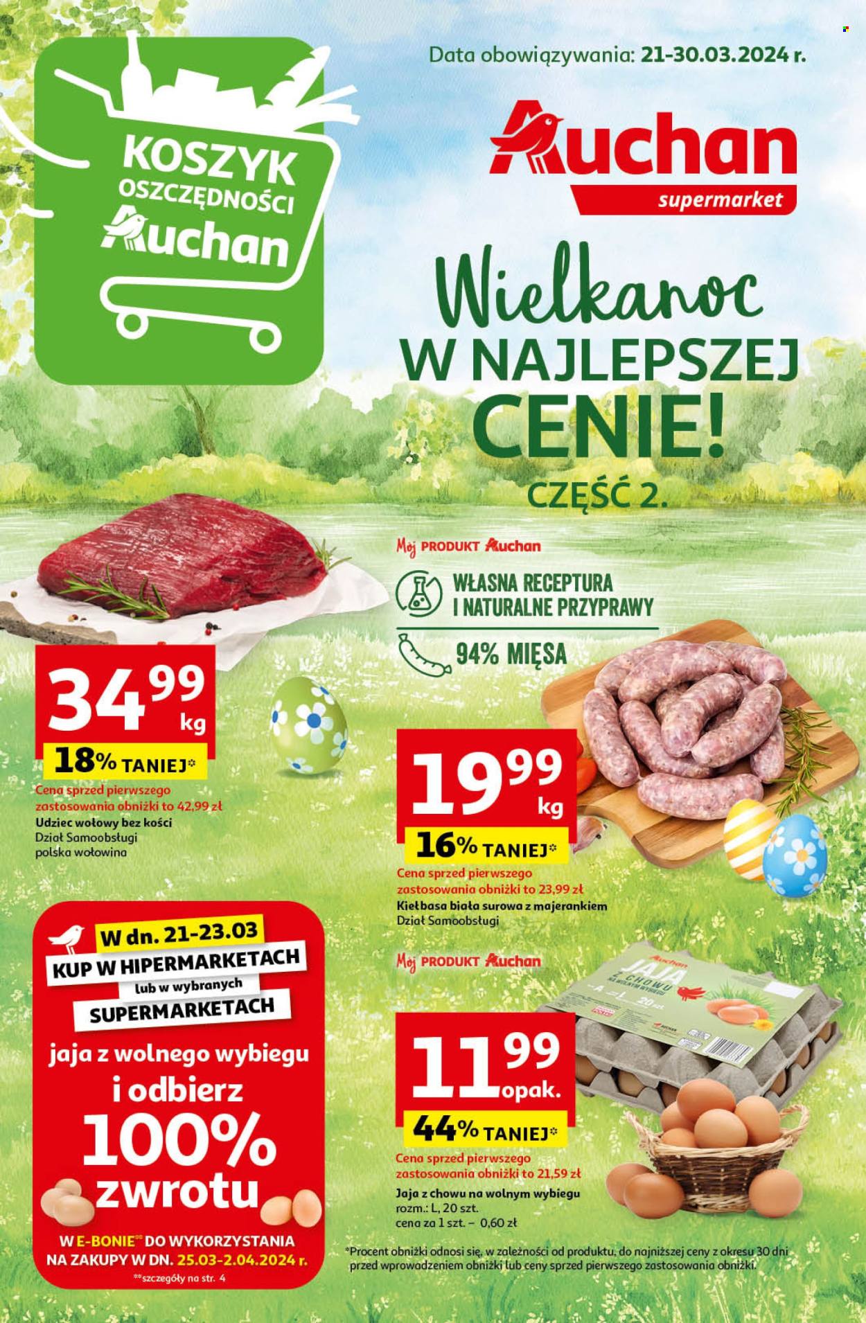Gazetka Auchan - 21.03.2024 - 30.03.2024. Strona 1