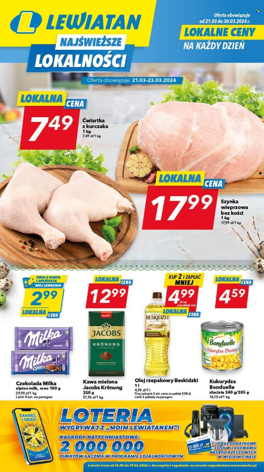 Gazetka Lewiatan - 21.03.2024 - 30.03.2024. Strona 1