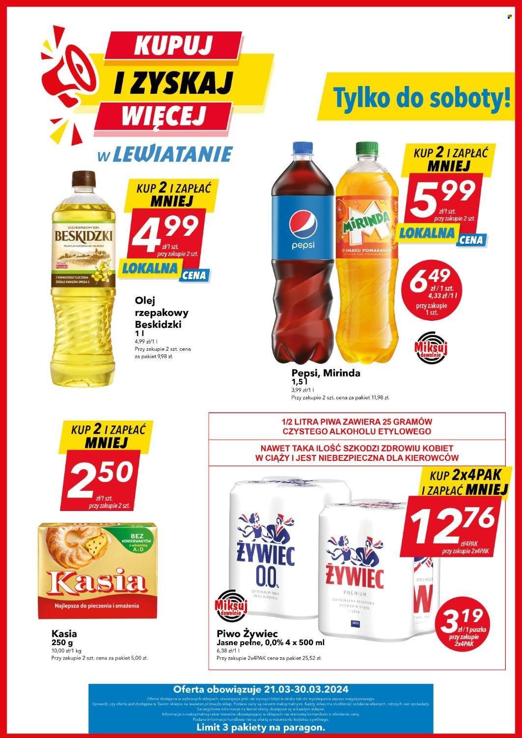 Gazetka Lewiatan - 21.03.2024 - 30.03.2024. Strona 1