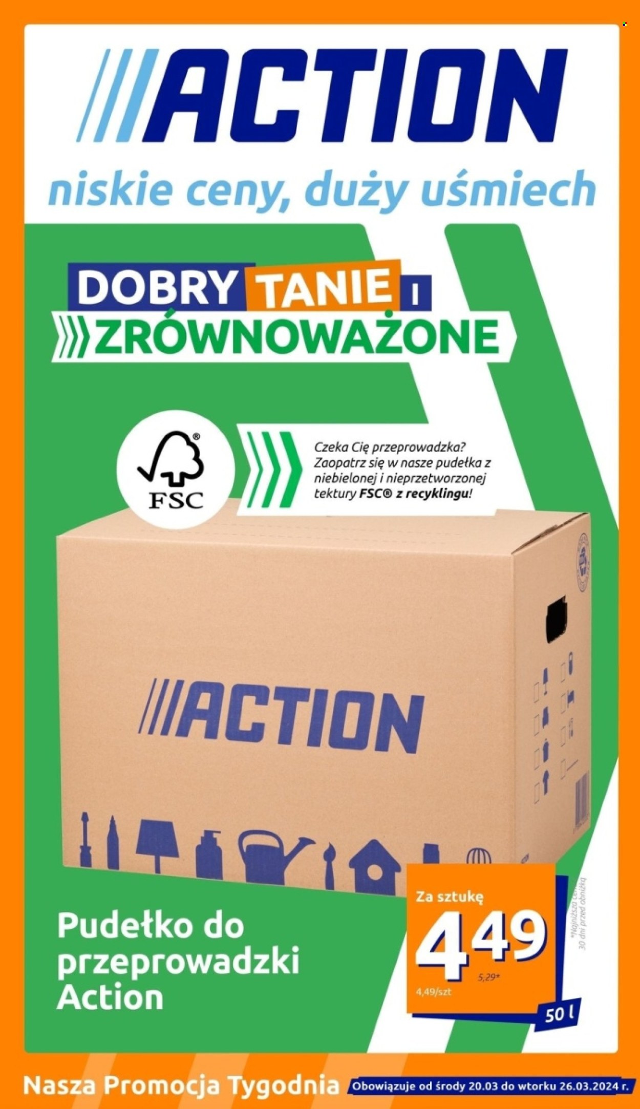 Gazetka Action - 20.03.2024 - 26.03.2024. Strona 1