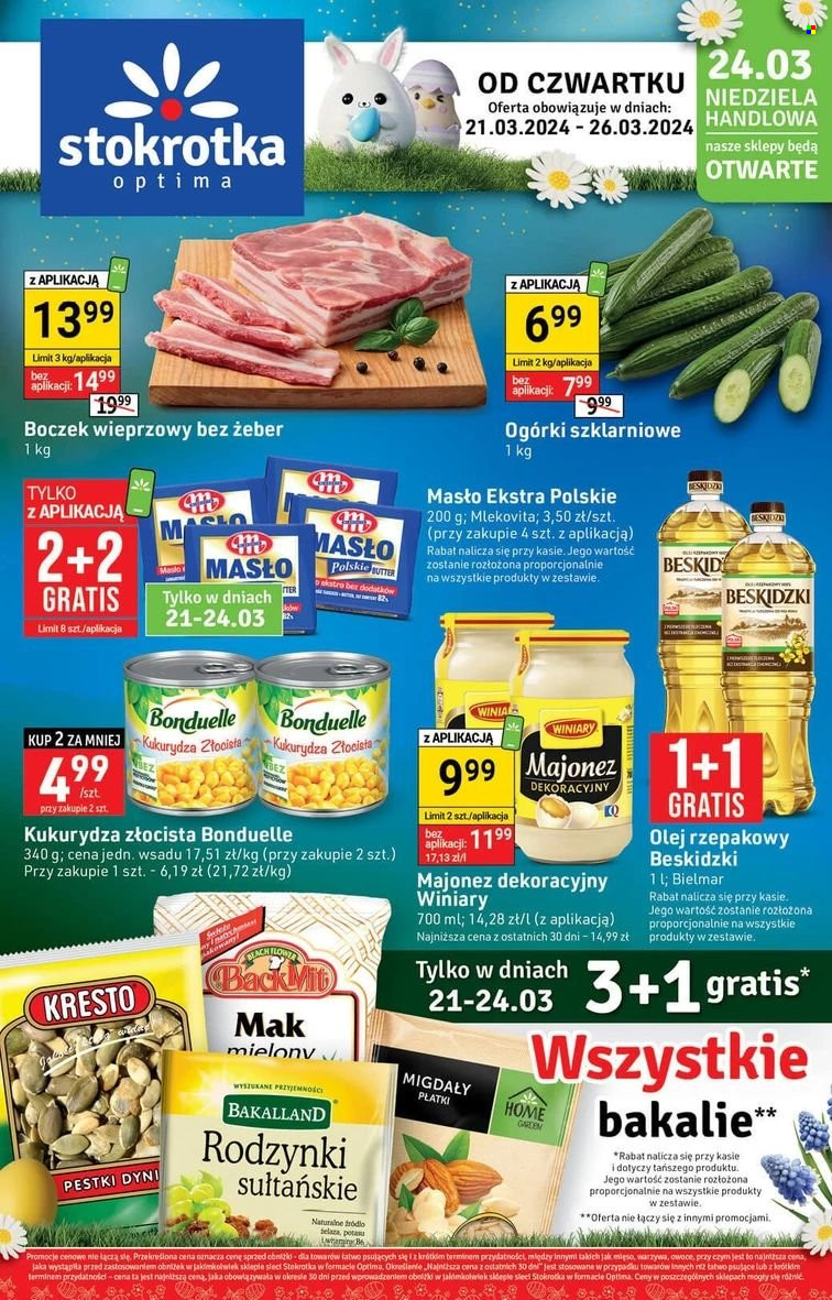 Gazetka Stokrotka Optima - 21.03.2024 - 26.03.2024. Strona 1