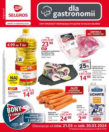 Gazetka Selgros - 21.03.2024 - 30.03.2024.