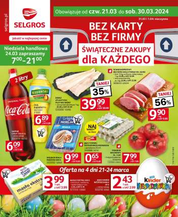Gazetka Selgros - 21.03.2024 - 30.03.2024.