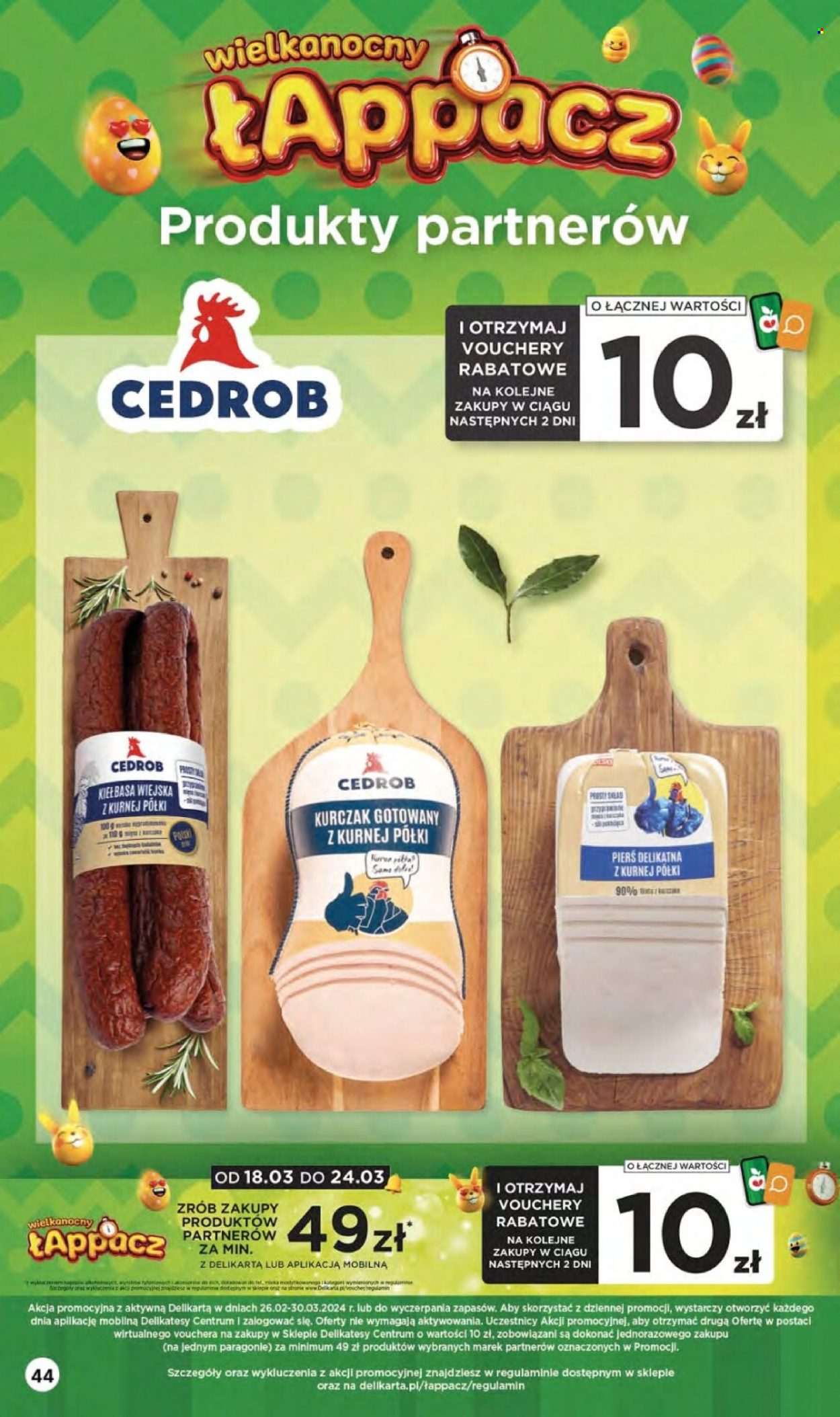 Gazetka Delikatesy Centrum - 21.03.2024 - 27.03.2024. Strona 44