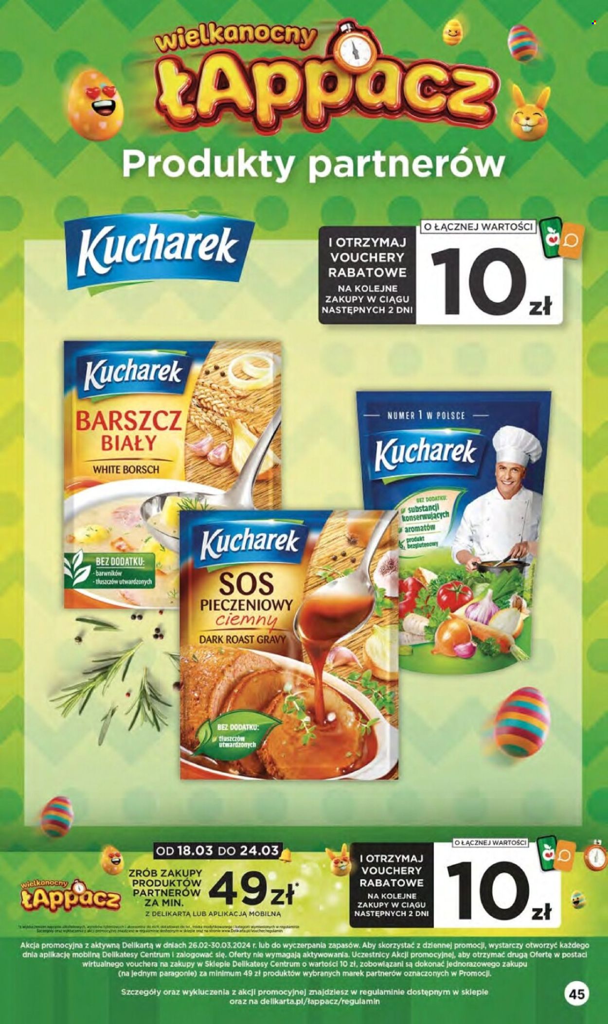 Gazetka Delikatesy Centrum - 21.03.2024 - 27.03.2024. Strona 45