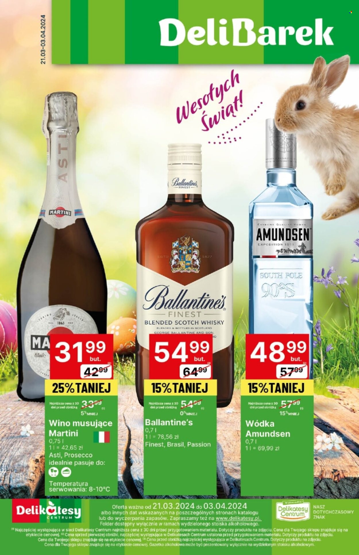 Gazetka Delikatesy Centrum - 21.03.2024 - 3.04.2024. Strona 1