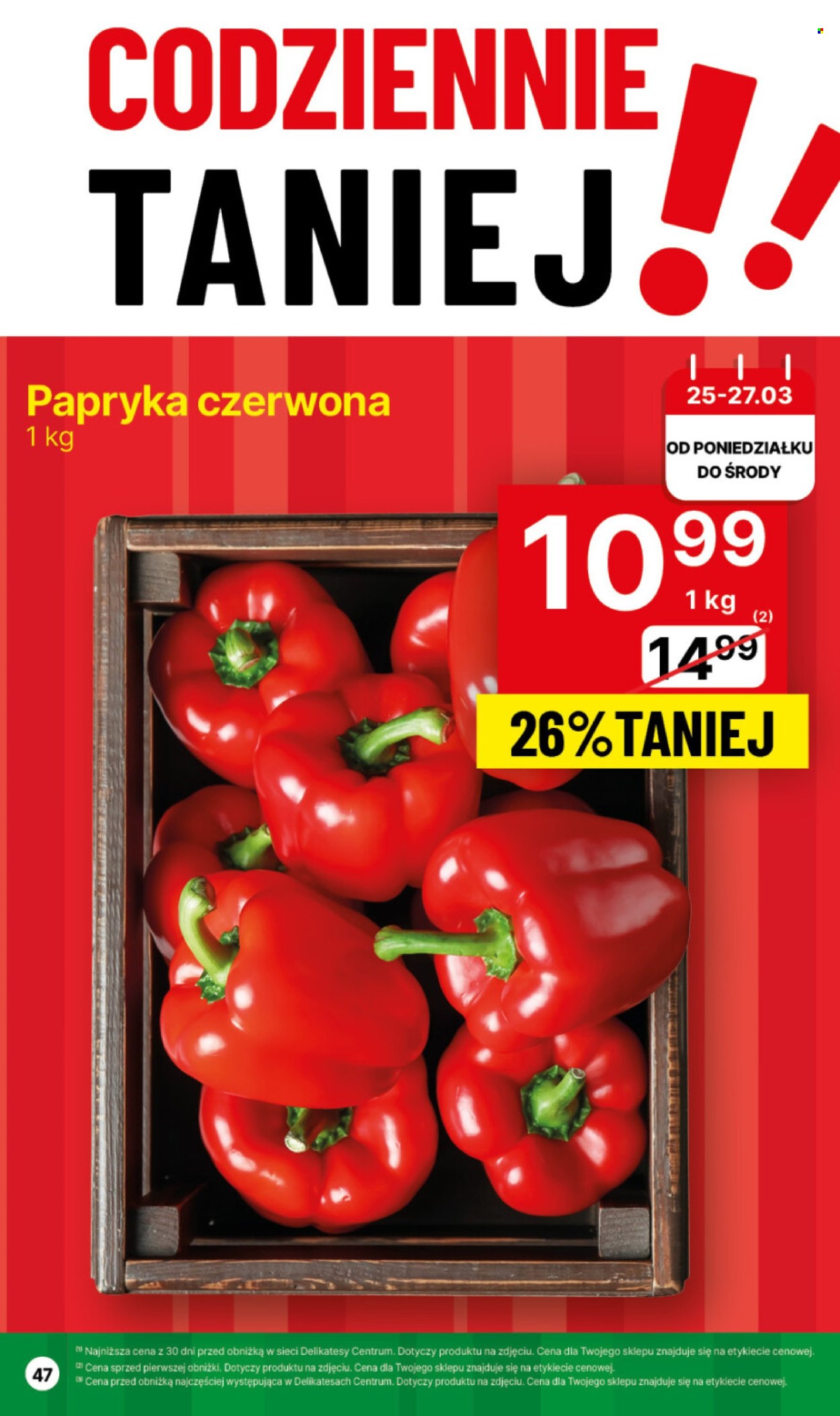 Gazetka Delikatesy Centrum - 25.03.2024 - 31.03.2024. Strona 47