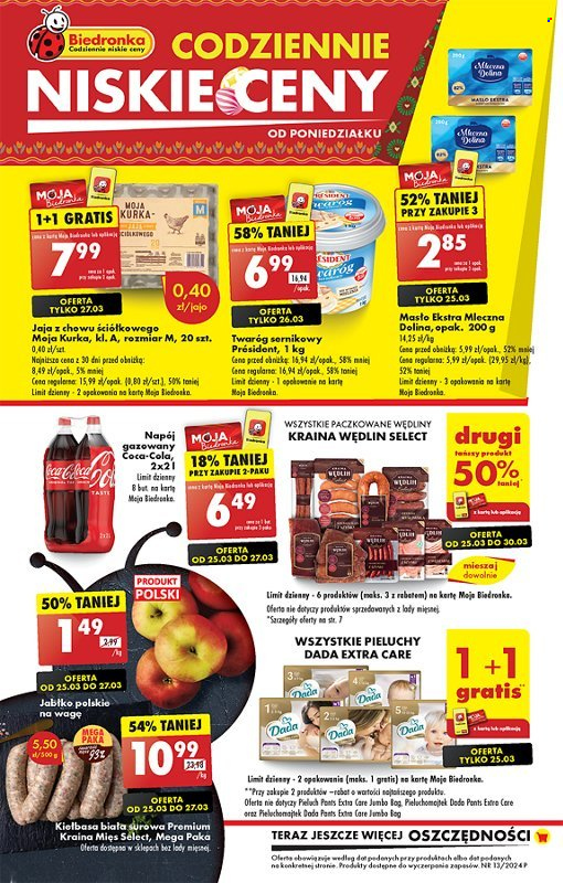 Gazetka Biedronka - 25.03.2024 - 30.03.2024. Strona 1