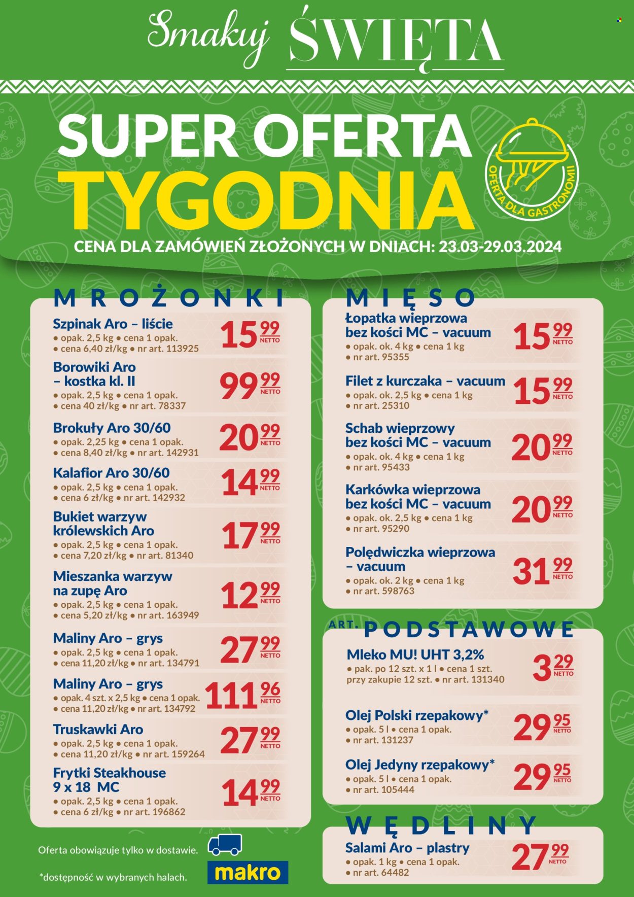 Gazetka Makro - 23.03.2024 - 29.03.2024. Strona 1