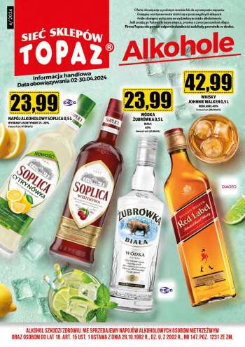 Gazetka Topaz - 2.04.2024 - 30.04.2024.