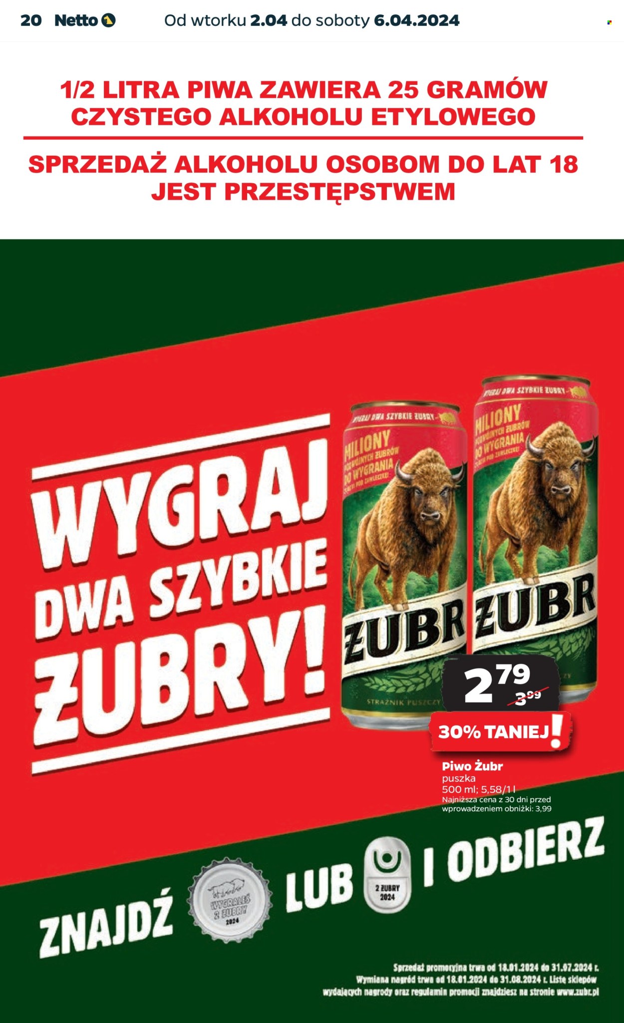 Gazetka Netto - 2.04.2024 - 6.04.2024. Strona 20
