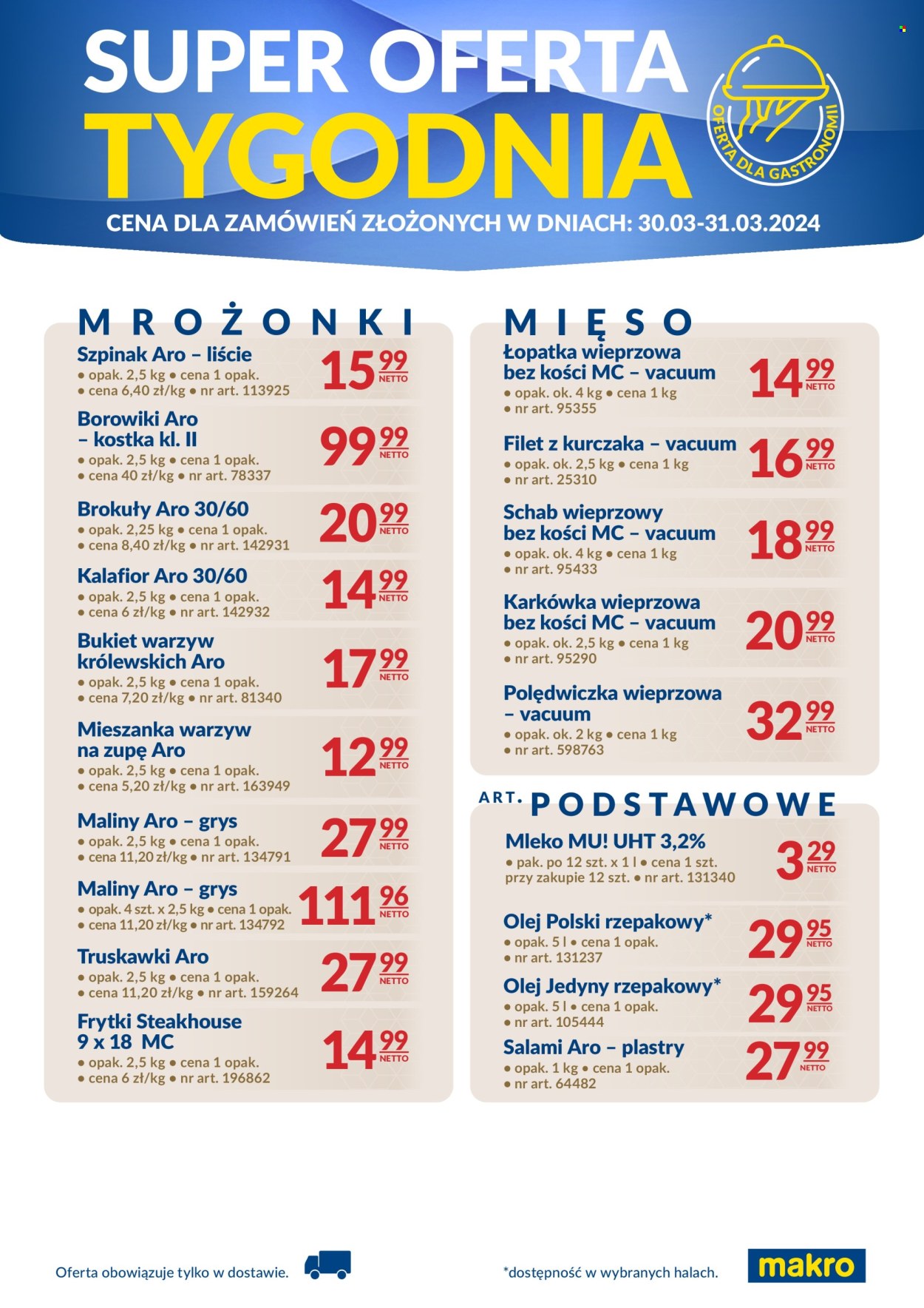 Gazetka Makro - 30.03.2024 - 31.03.2024. Strona 1