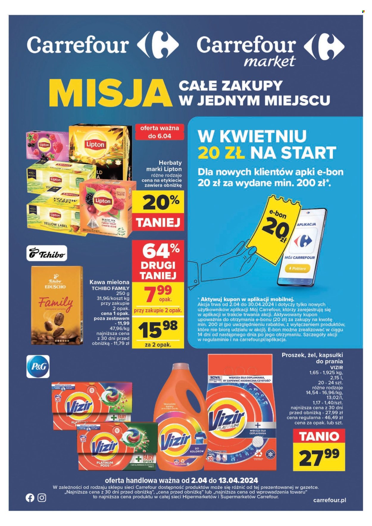 Gazetka Carrefour - 2.04.2024 - 13.04.2024. Strona 1