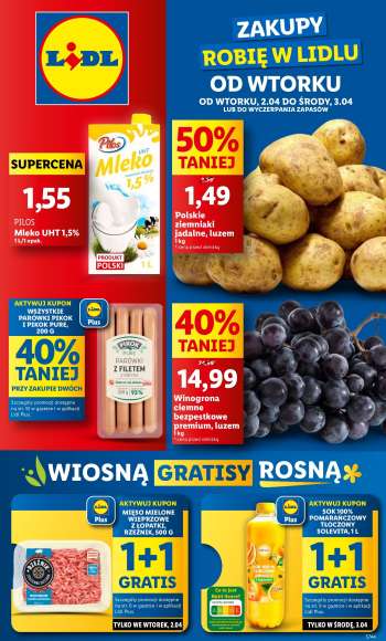 Gazetka Lidl - 2.04.2024 - 3.04.2024.