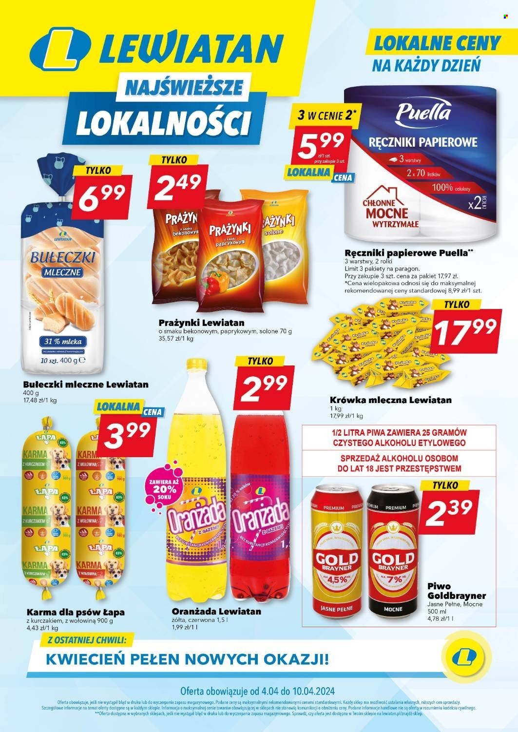 Gazetka Lewiatan - 4.04.2024 - 10.04.2024. Strona 1