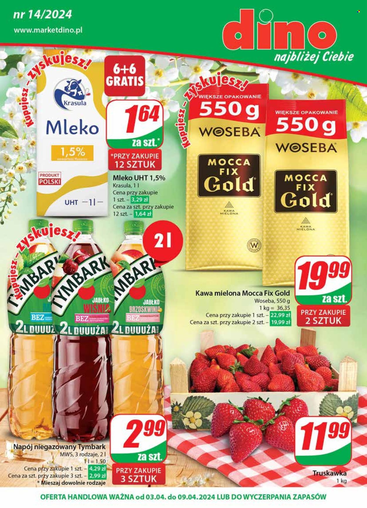 Gazetka Dino - 3.04.2024 - 9.04.2024. Strona 1