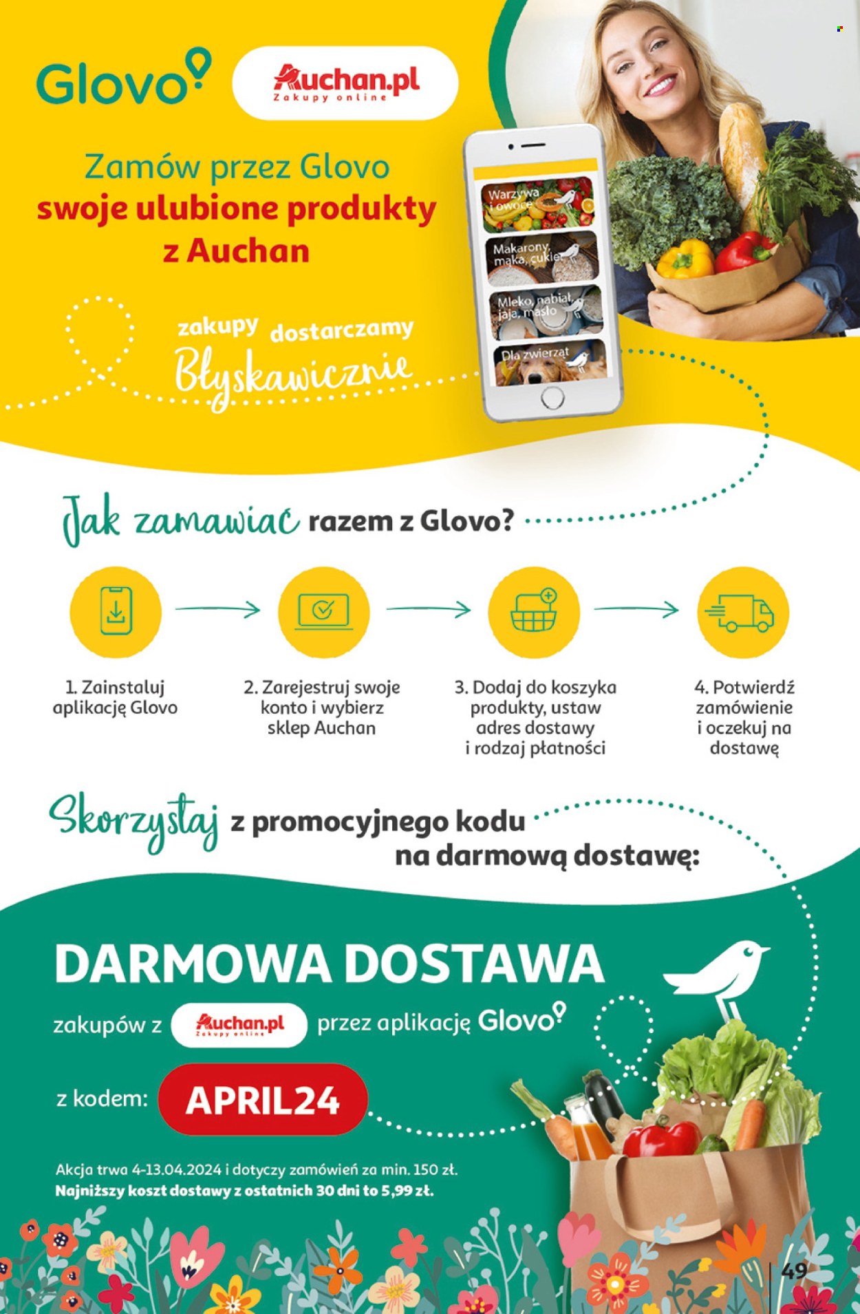 Gazetka Auchan - 4.04.2024 - 10.04.2024. Strona 49