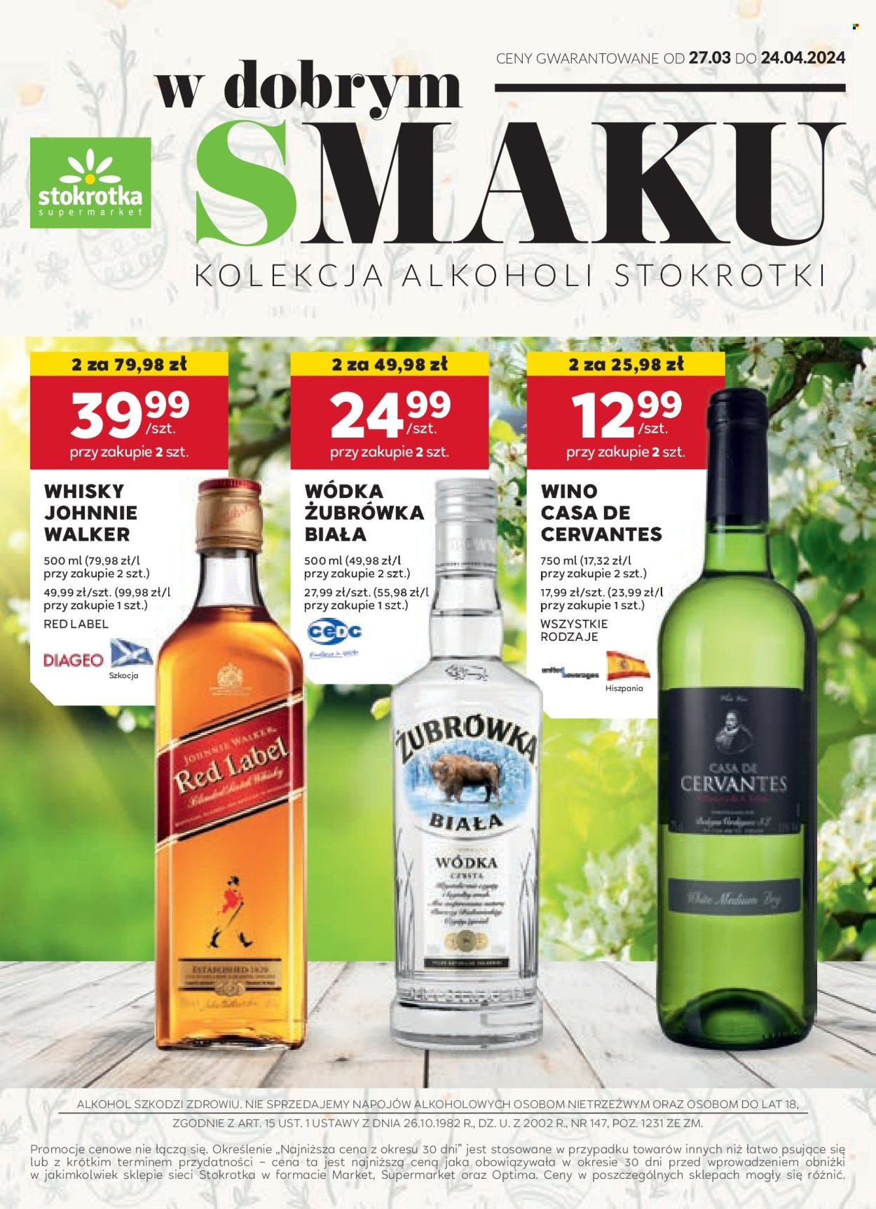 Gazetka Stokrotka Supermarket - 27.03.2024 - 24.04.2024. Strona 1