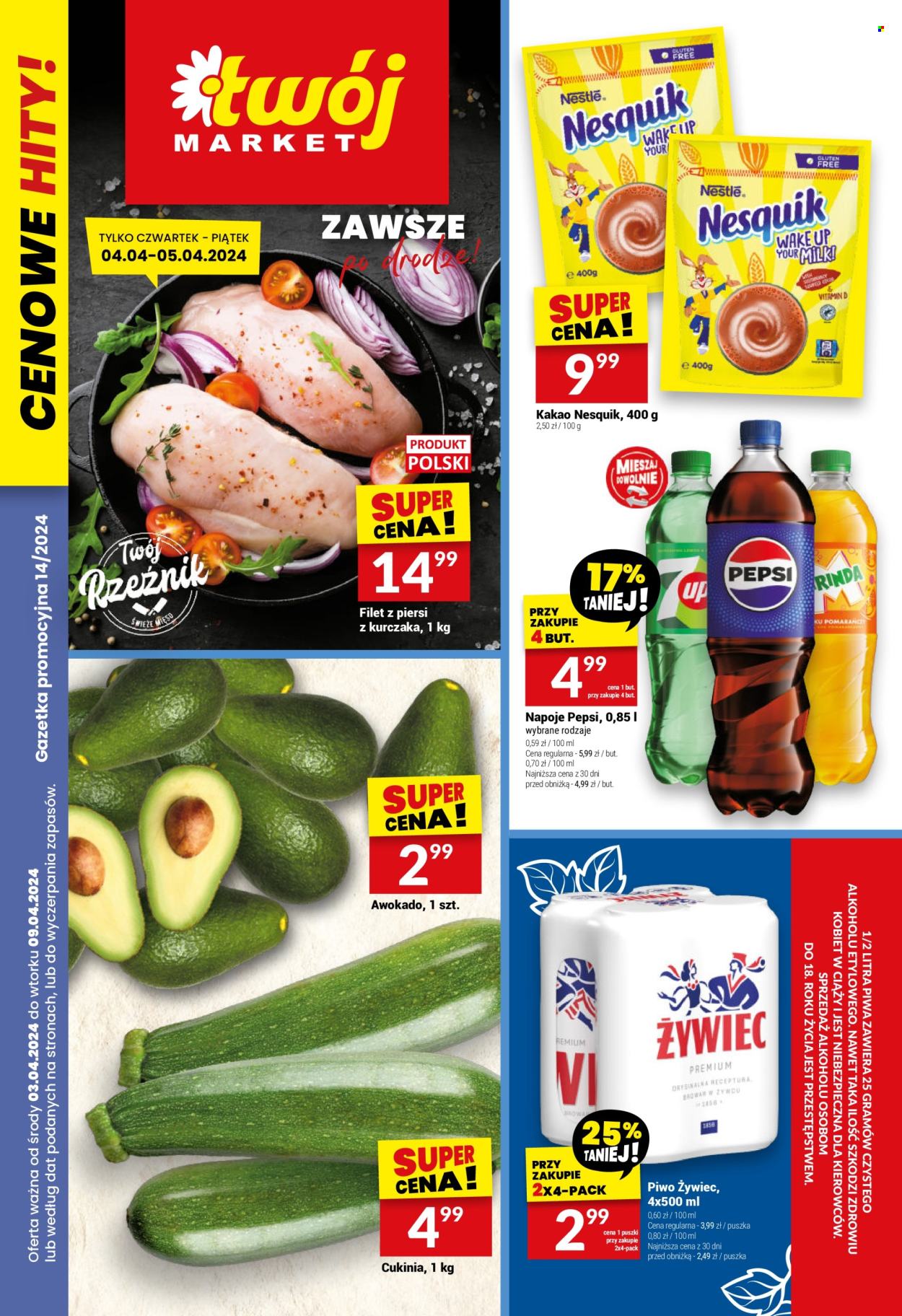 Gazetka Twój Market - 3.04.2024 - 9.04.2024. Strona 1