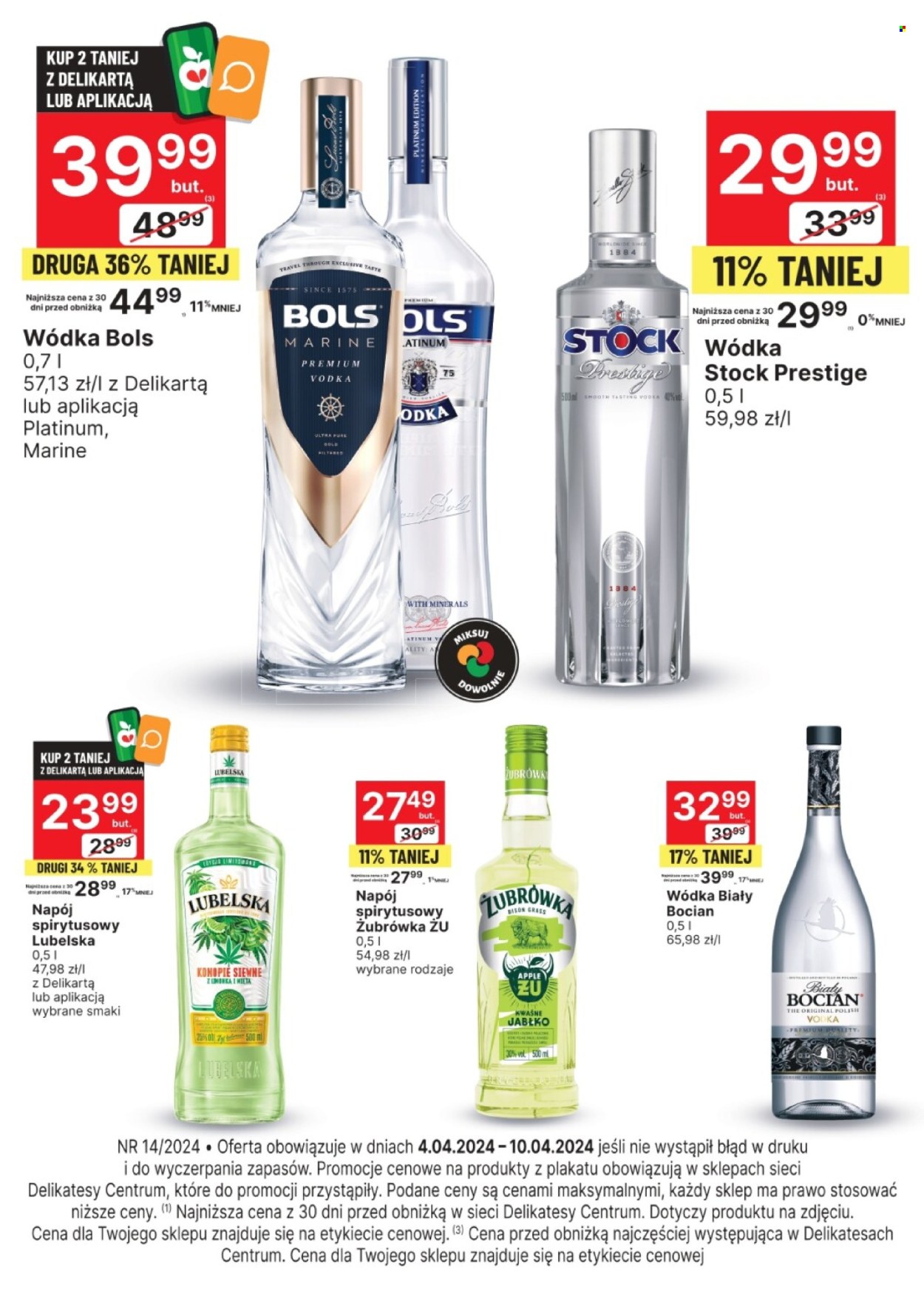 Gazetka Delikatesy Centrum - 4.04.2024 - 10.04.2024. Strona 1