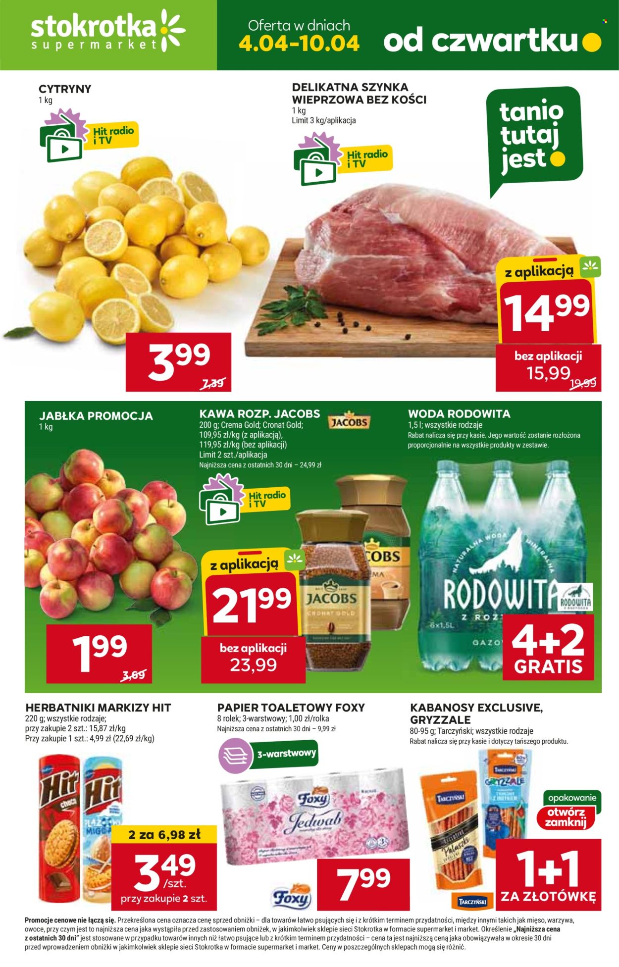 Gazetka Stokrotka Supermarket - 4.04.2024 - 10.04.2024. Strona 1
