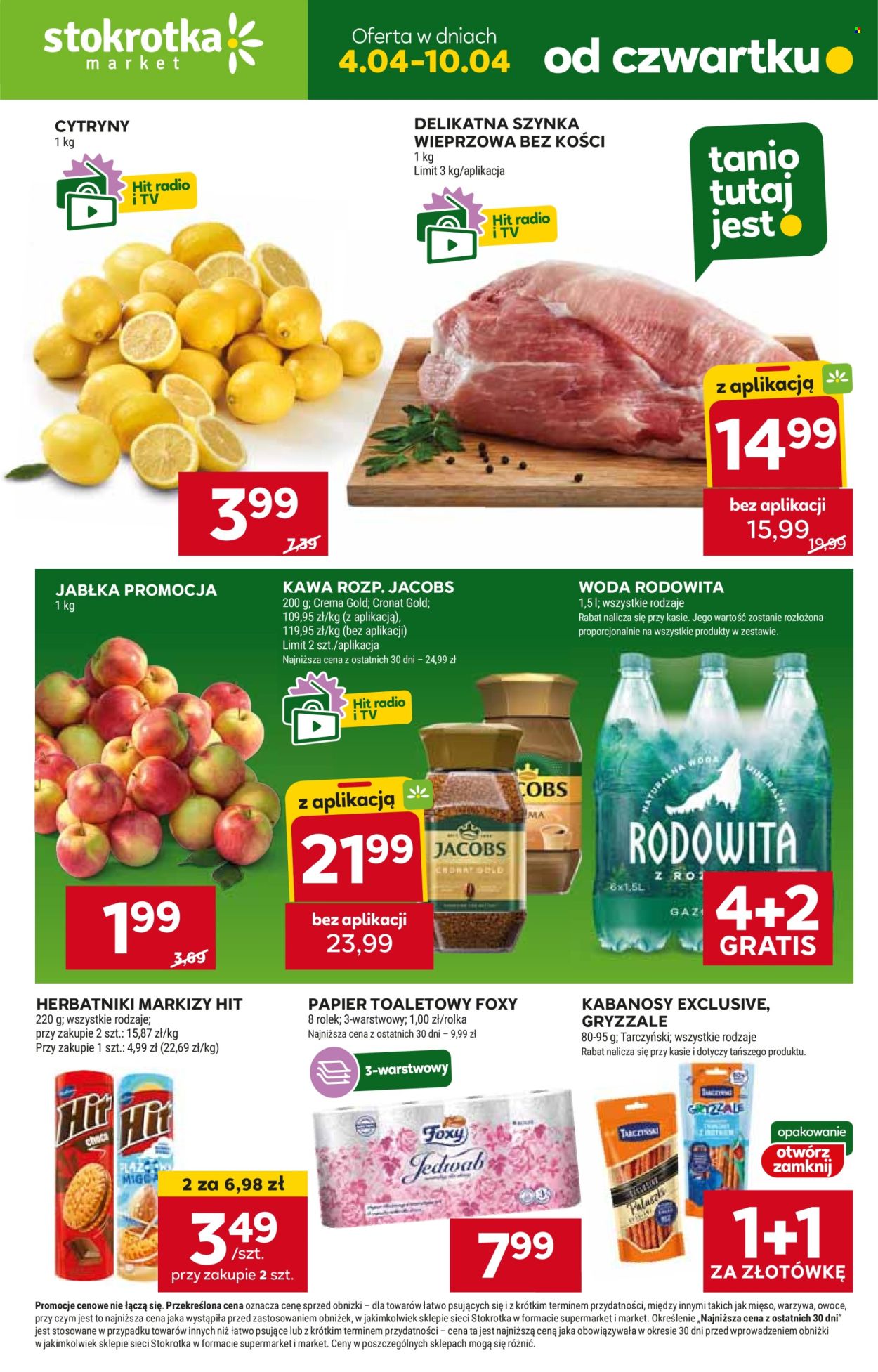 Gazetka Stokrotka Market - 4.04.2024 - 10.04.2024. Strona 1