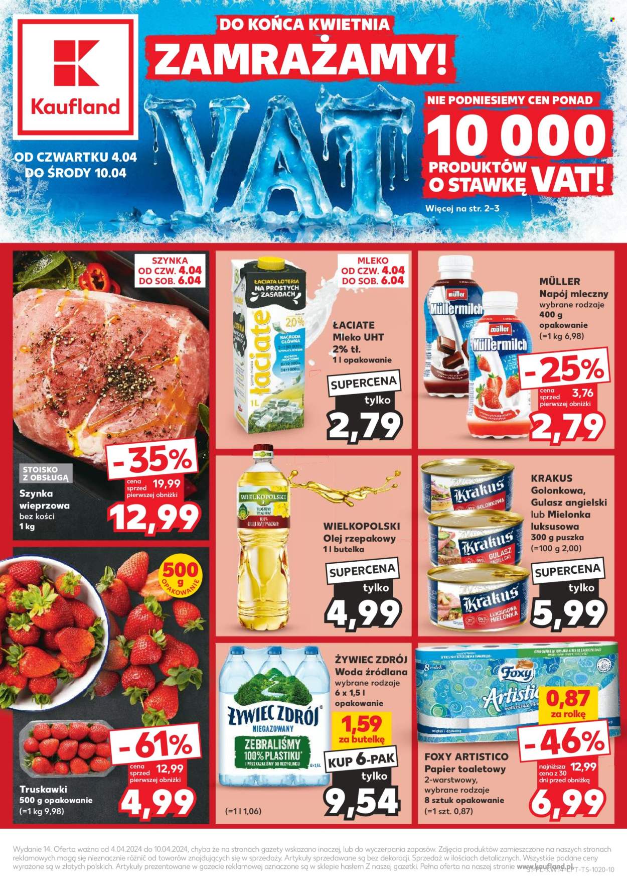 Gazetka Kaufland - 4.04.2024 - 10.04.2024. Strona 1
