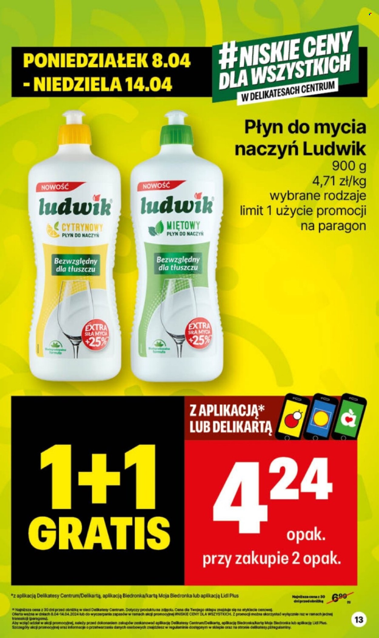 Gazetka Delikatesy Centrum - 8.04.2024 - 14.04.2024. Strona 13