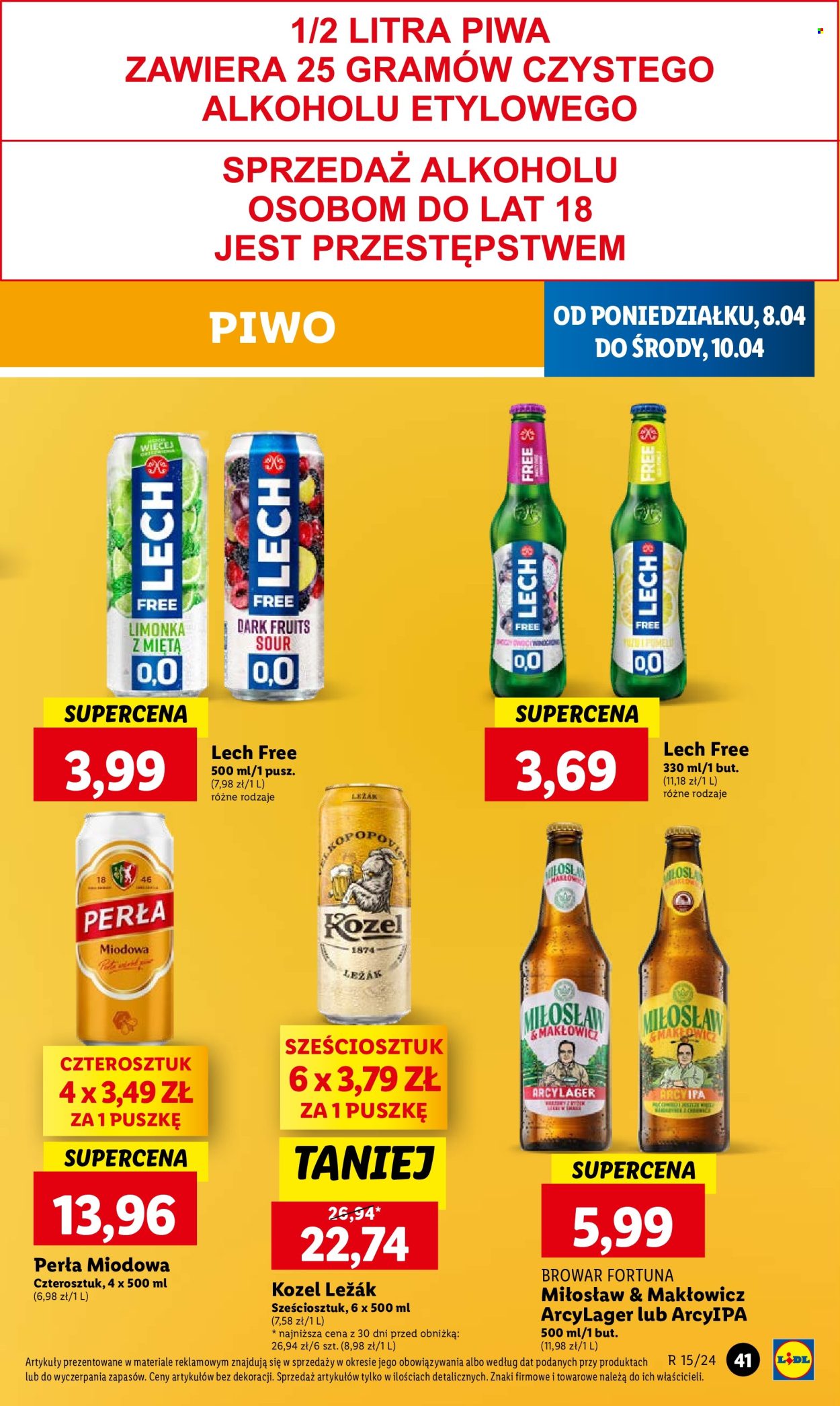 Gazetka Lidl - 8.04.2024 - 10.04.2024. Strona 41
