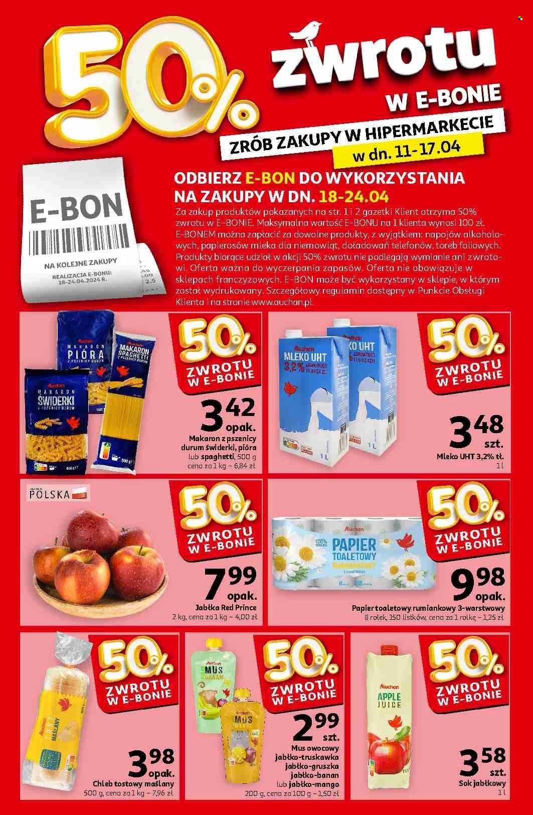 Gazetka Auchan - 11.04.2024 - 17.04.2024. Strona 1