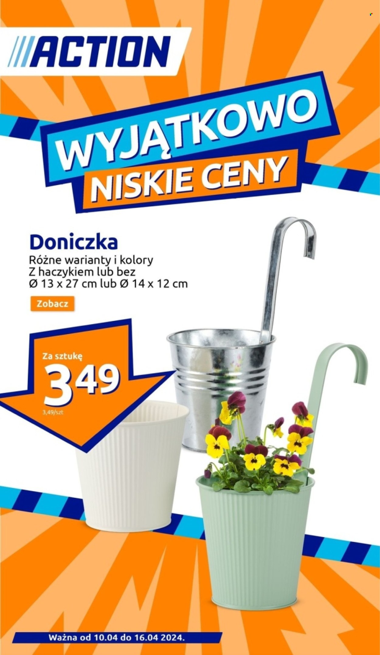 Gazetka Action - 10.04.2024 - 16.04.2024. Strona 1