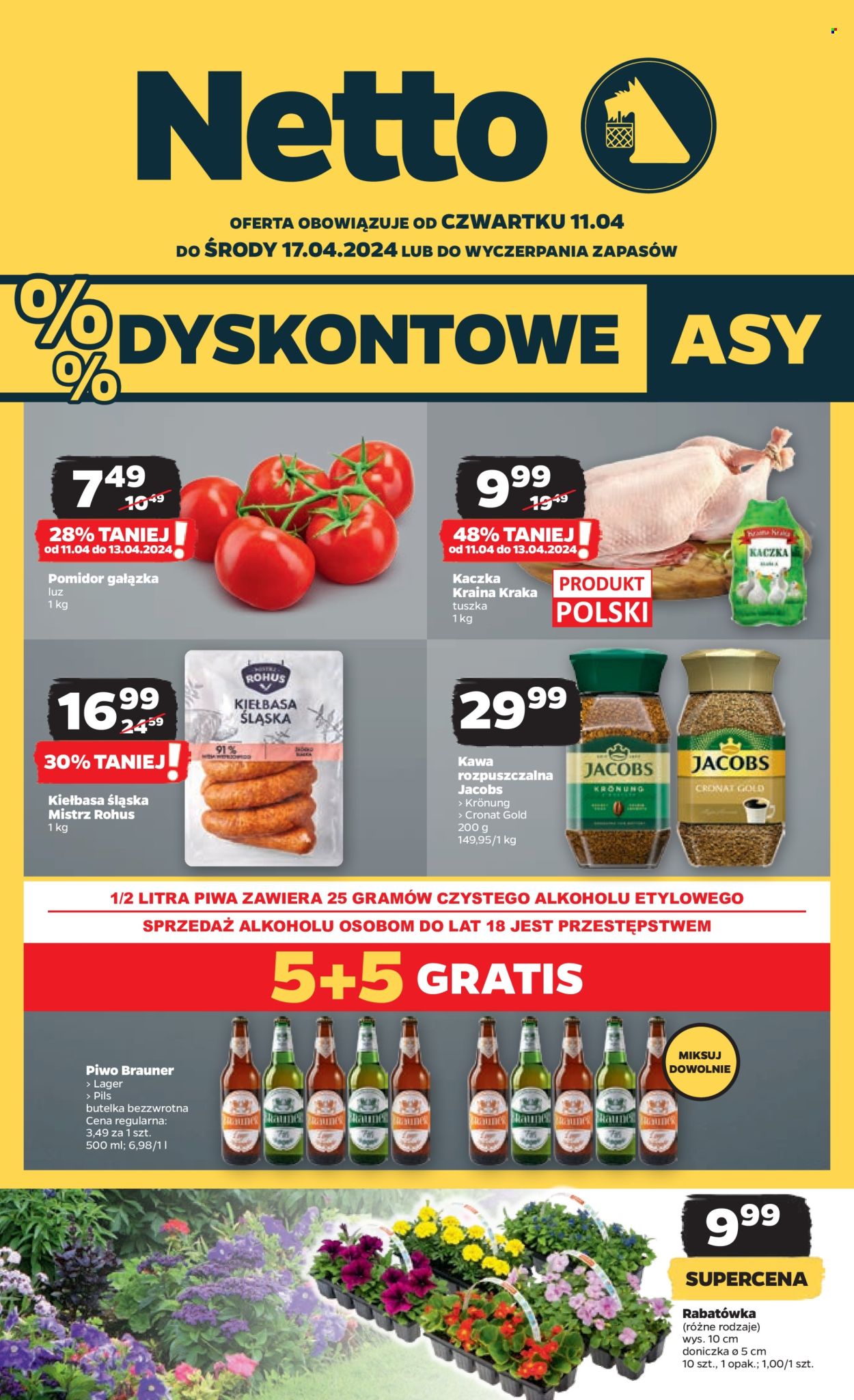 Gazetka Netto - 11.04.2024 - 17.04.2024. Strona 1