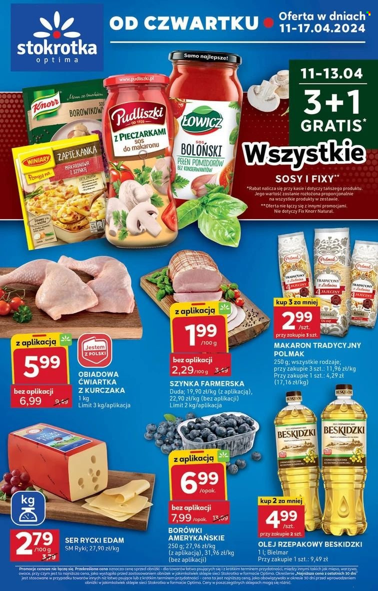 Gazetka Stokrotka Optima - 11.04.2024 - 17.04.2024. Strona 1