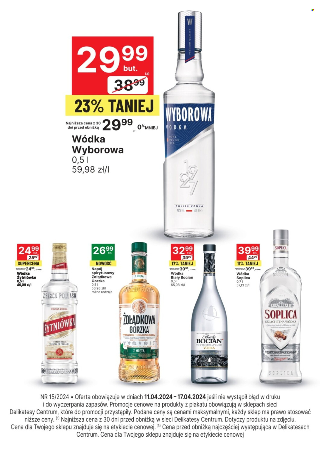 Gazetka Delikatesy Centrum - 11.04.2024 - 17.04.2024. Strona 1