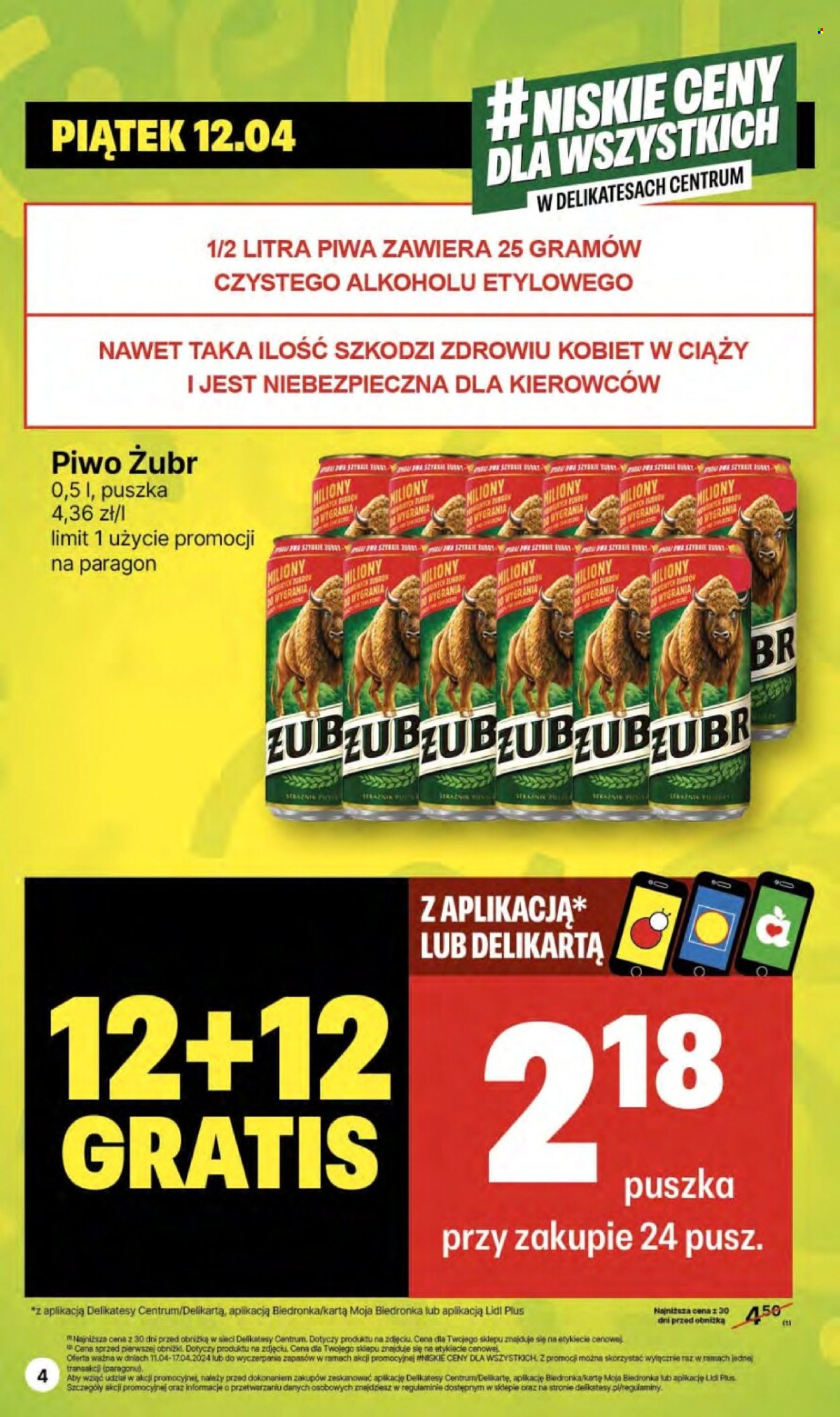 Gazetka Delikatesy Centrum - 11.04.2024 - 17.04.2024. Strona 4