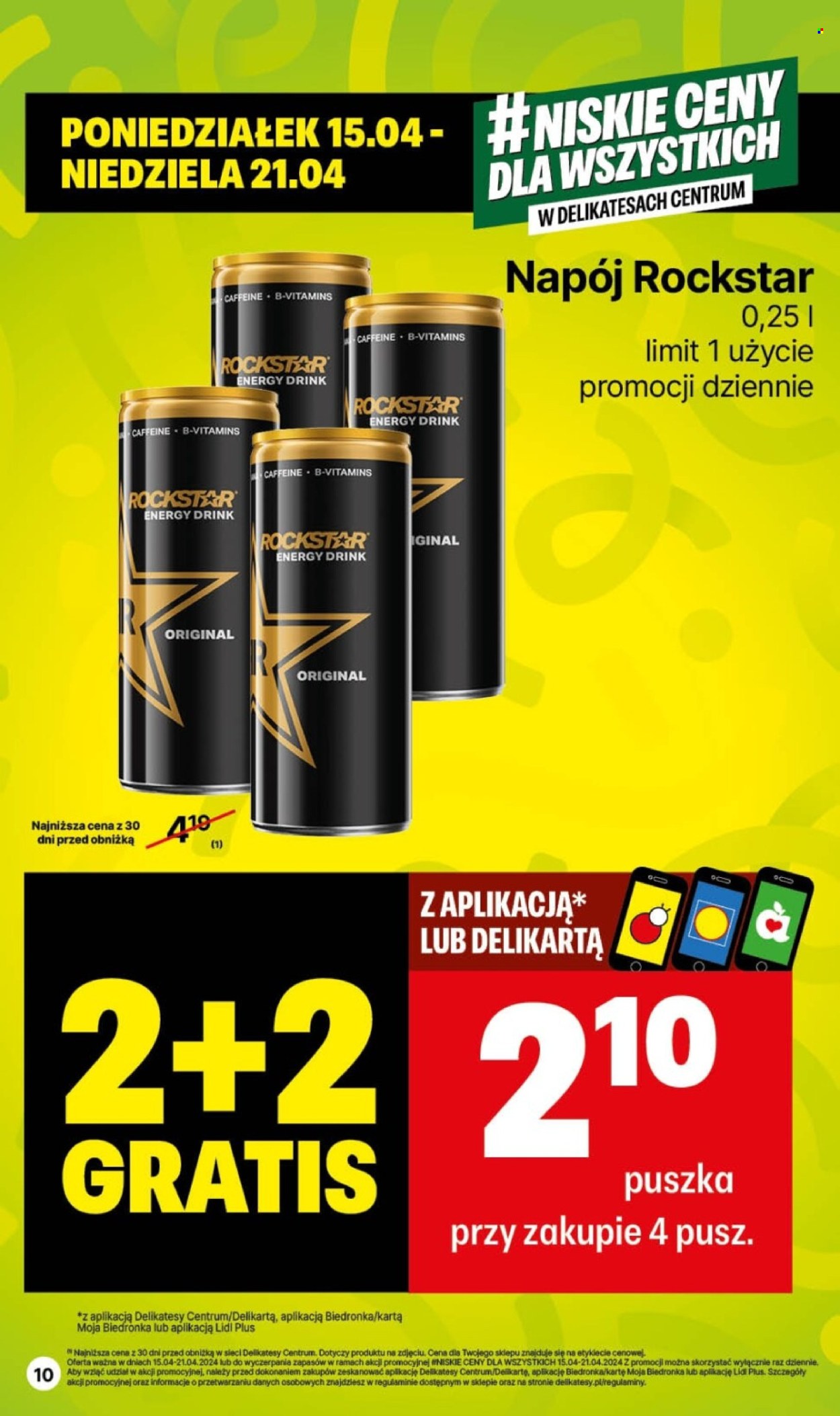 Gazetka Delikatesy Centrum - 15.04.2024 - 21.04.2024. Strona 10