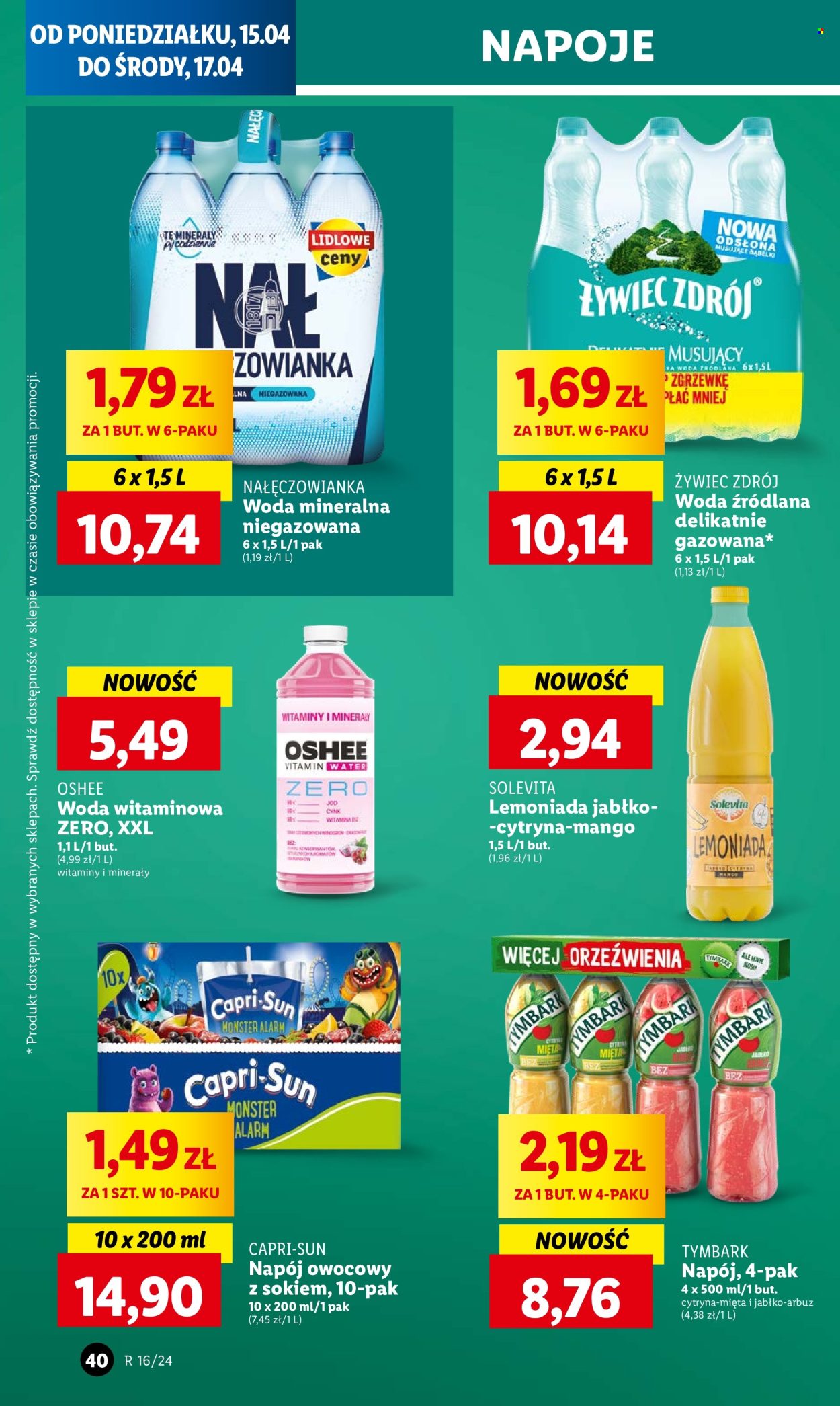 Gazetka Lidl - 15.04.2024 - 17.04.2024. Strona 40