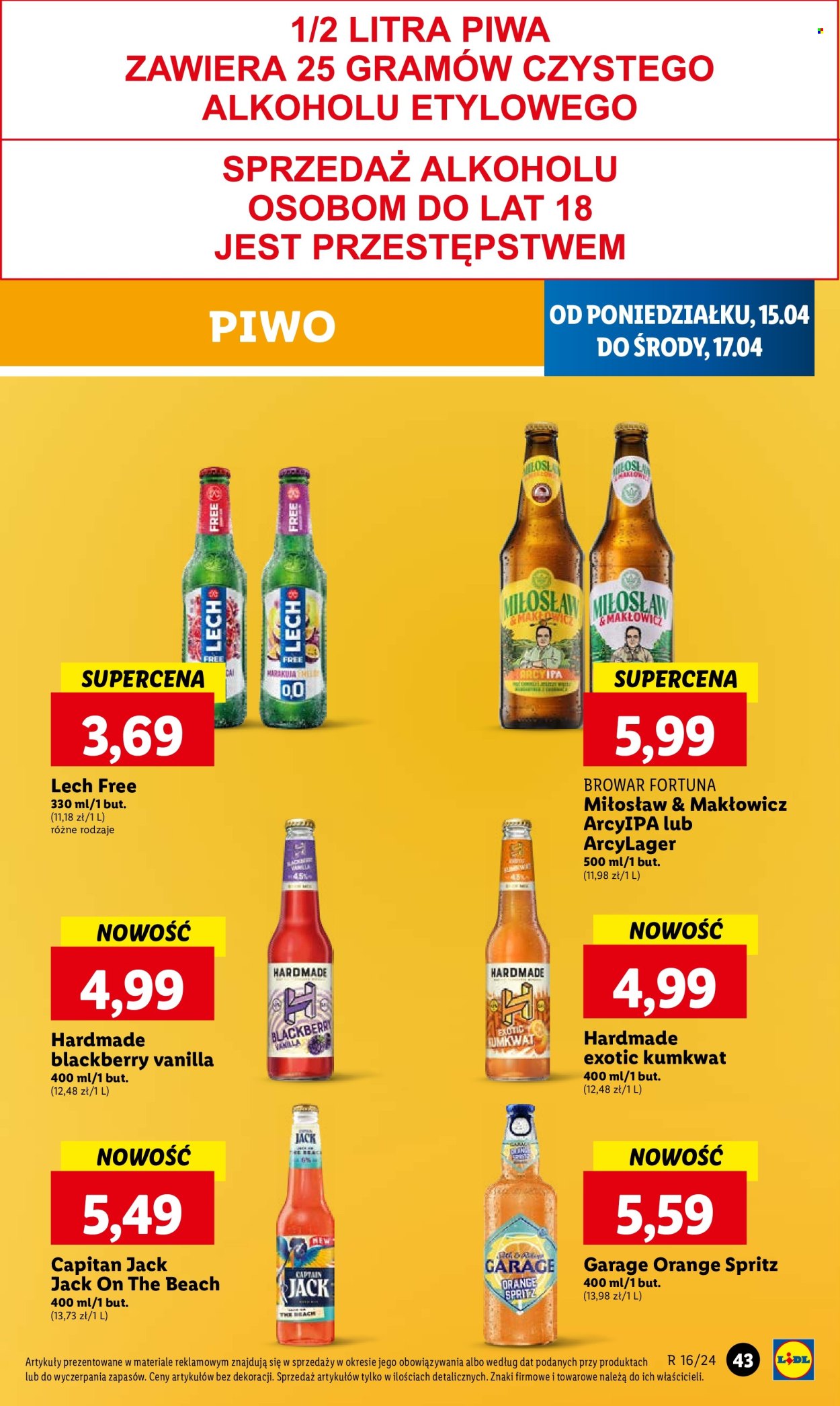 Gazetka Lidl - 15.04.2024 - 17.04.2024. Strona 43