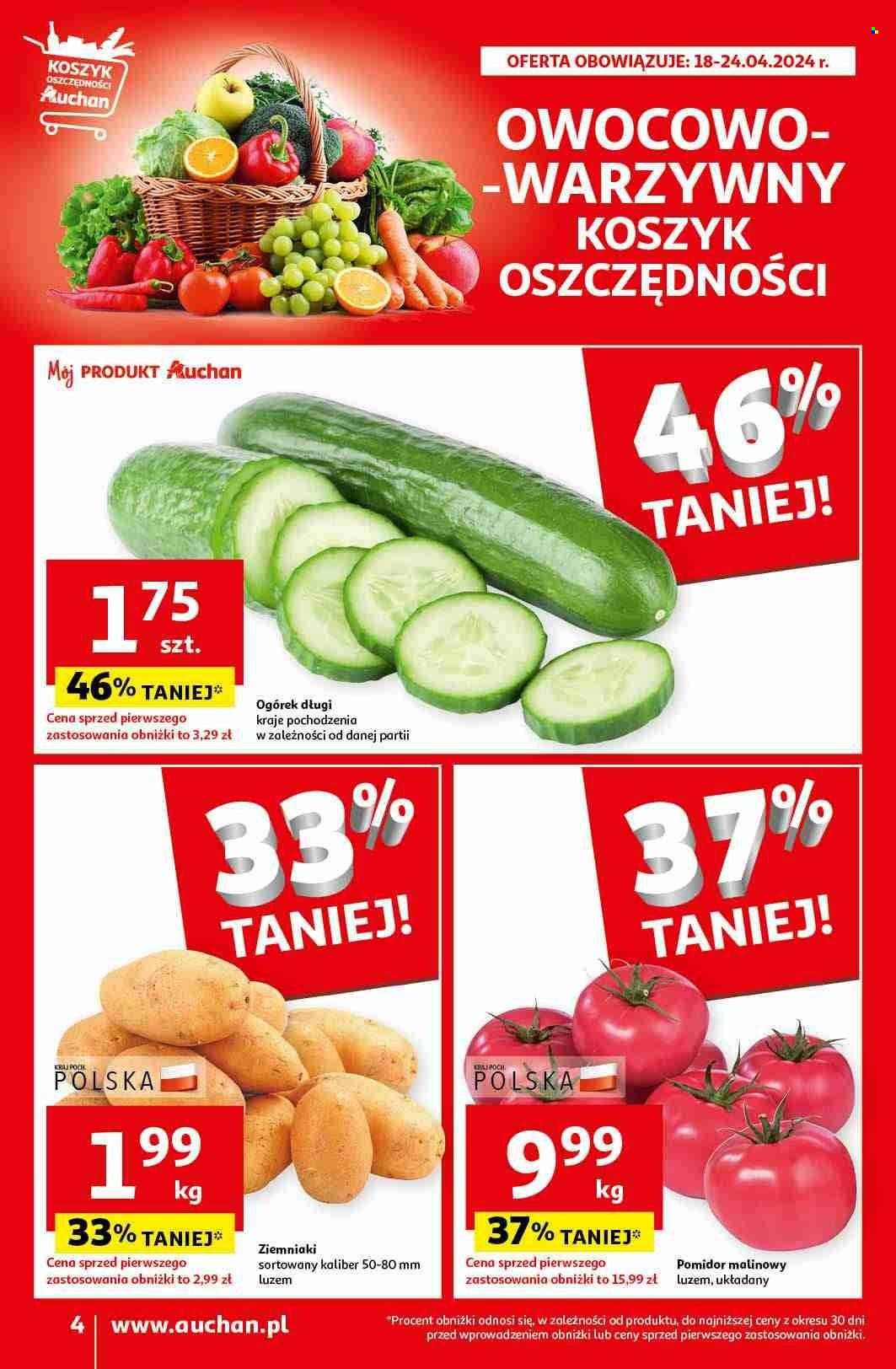 Gazetka Auchan - 18.04.2024 - 24.04.2024. Strona 4