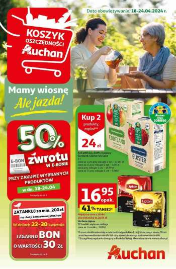 Gazetka Auchan - 18.04.2024 - 24.04.2024.